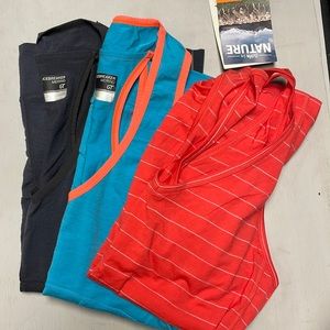 Icebreakers Merino wool racer back tanks. Sold as set of 3.
